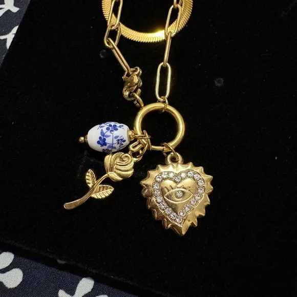 Double layered stunning necklacd - Picture 2 of 4